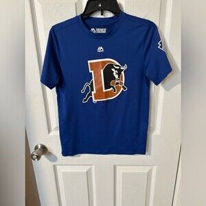 Majestic Shirts Little League Baseball Bulls cool Base Shirt Youth Large